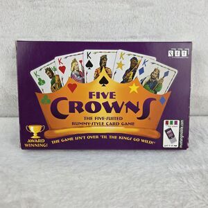 Vintage Five Crowns Card Game 1996 Set Enterprises Complete Rummy Style Game